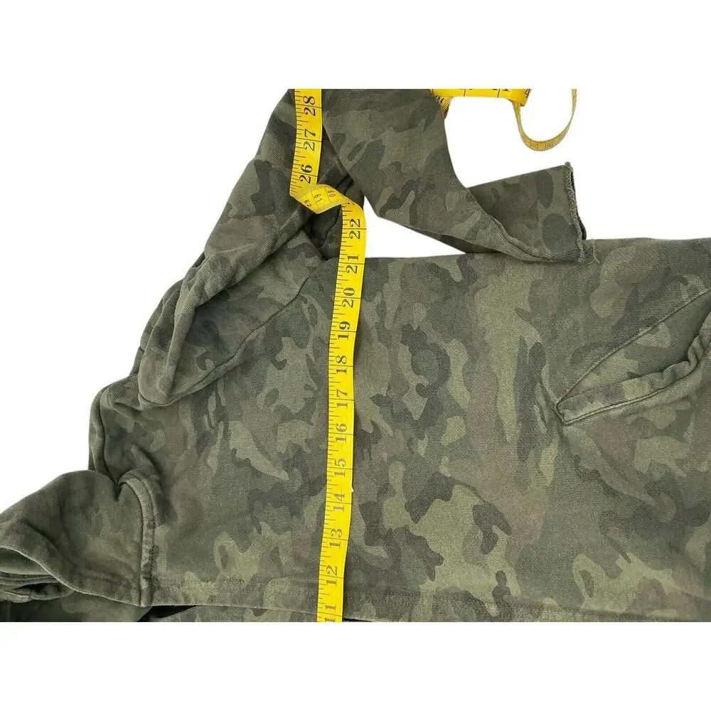 Zara Open Cardigan Hoodie Camouflage Women’s Size Medium - Picture 6 of 11